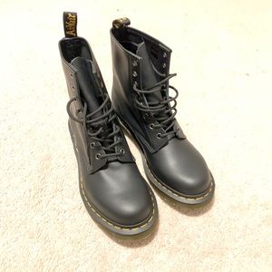 Dr. Martens Black Hightop Laced Boots
